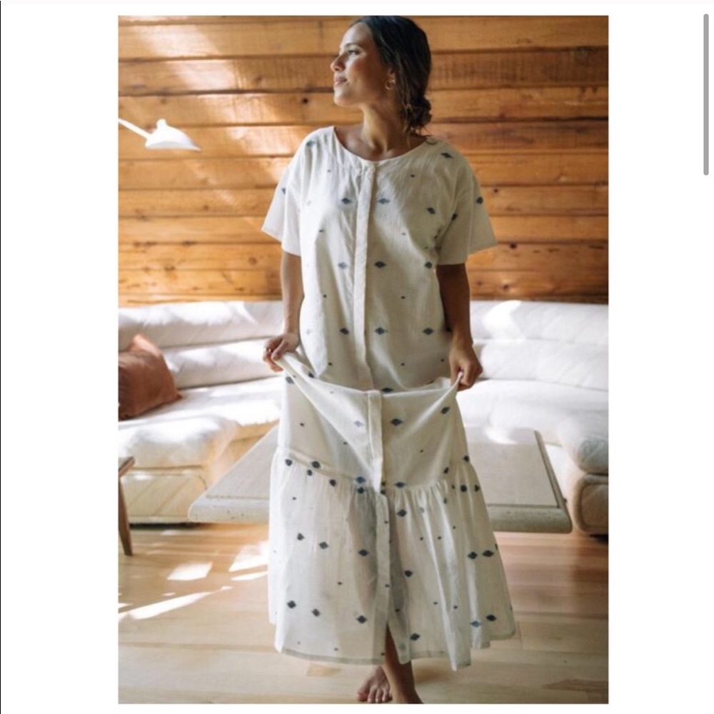 Tribe Alive Midi Shirt Dress